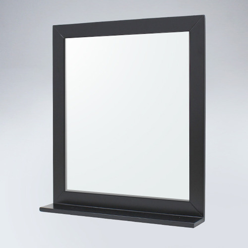 미라클 원목 선반형 거울(블랙)