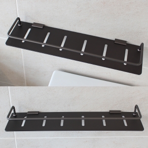 블랙 알루미늄 욕실일자선반(45cm/국산)