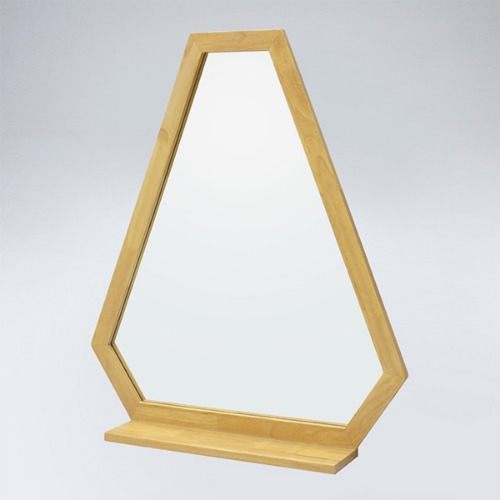 [GL]트라이앵글 원목 선반형 거울(메이플)